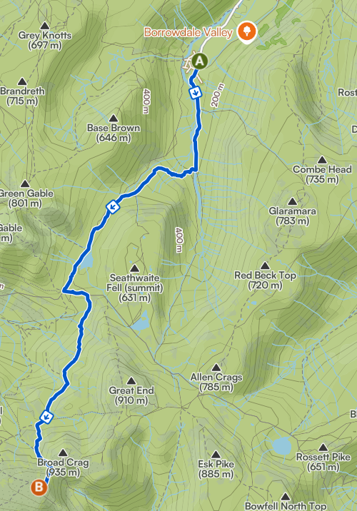 Corridor Route - Scafell Pike from Borrowdale | Accessible Walks UK